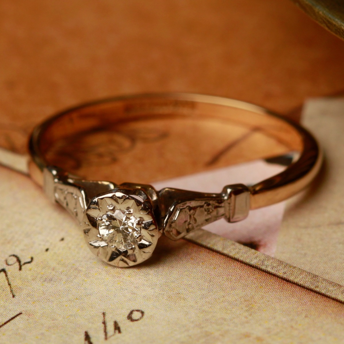 Pre-Owned Vintage Diamond Solitaire Ring