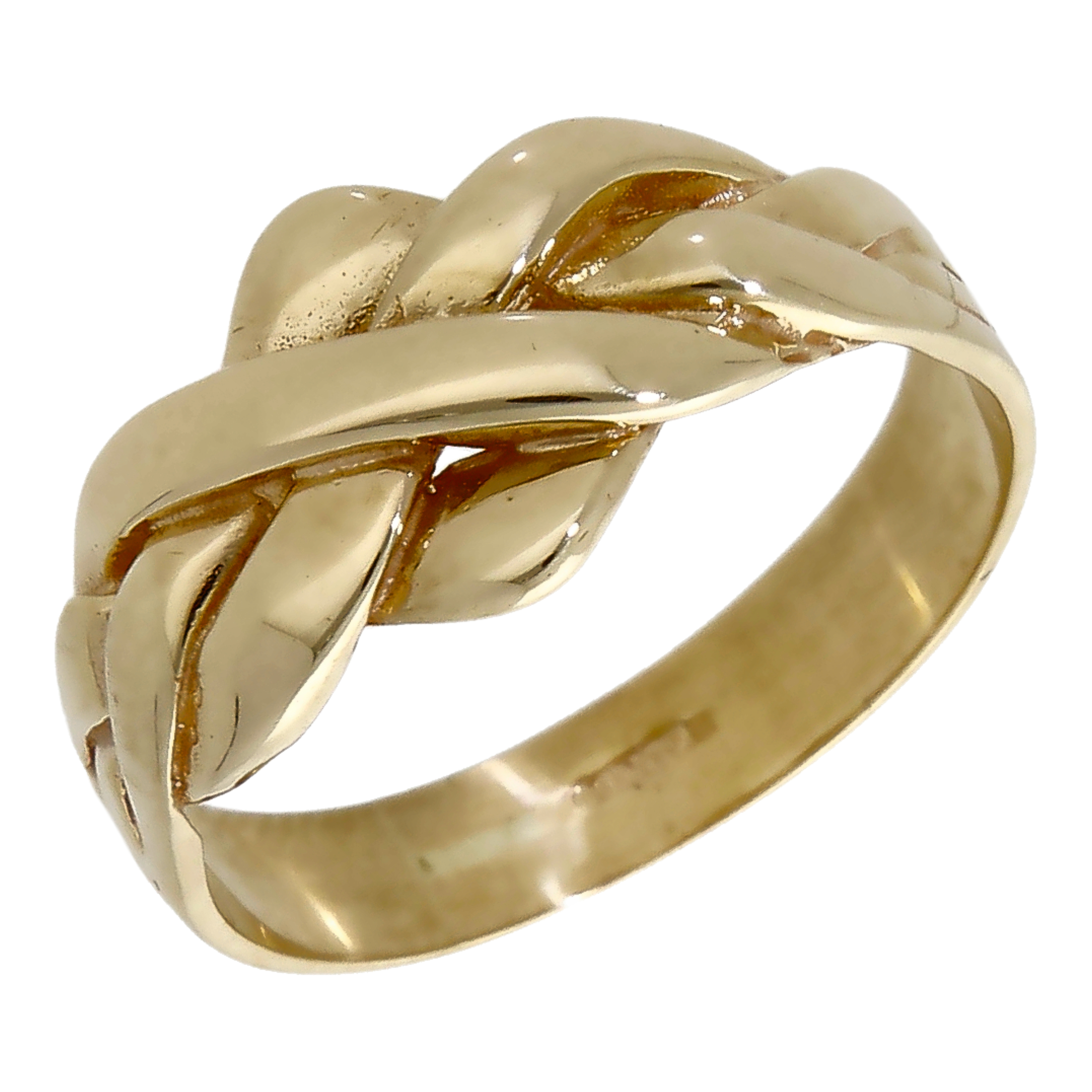 Pre-Owned 9ct Yellow Gold Puzzle Ring