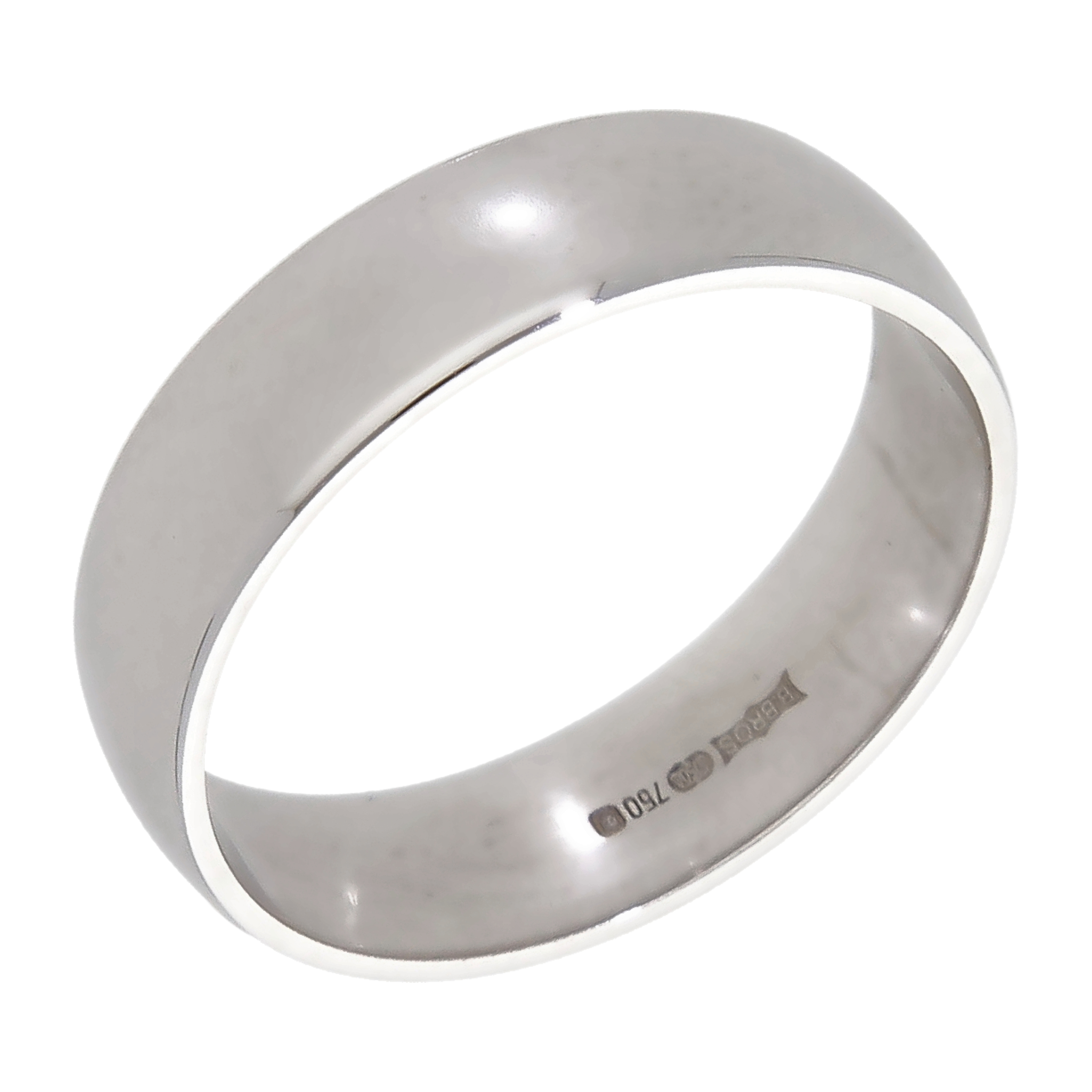 Pre-Owned 18ct White Gold 5.5mm Wedding Band Ring