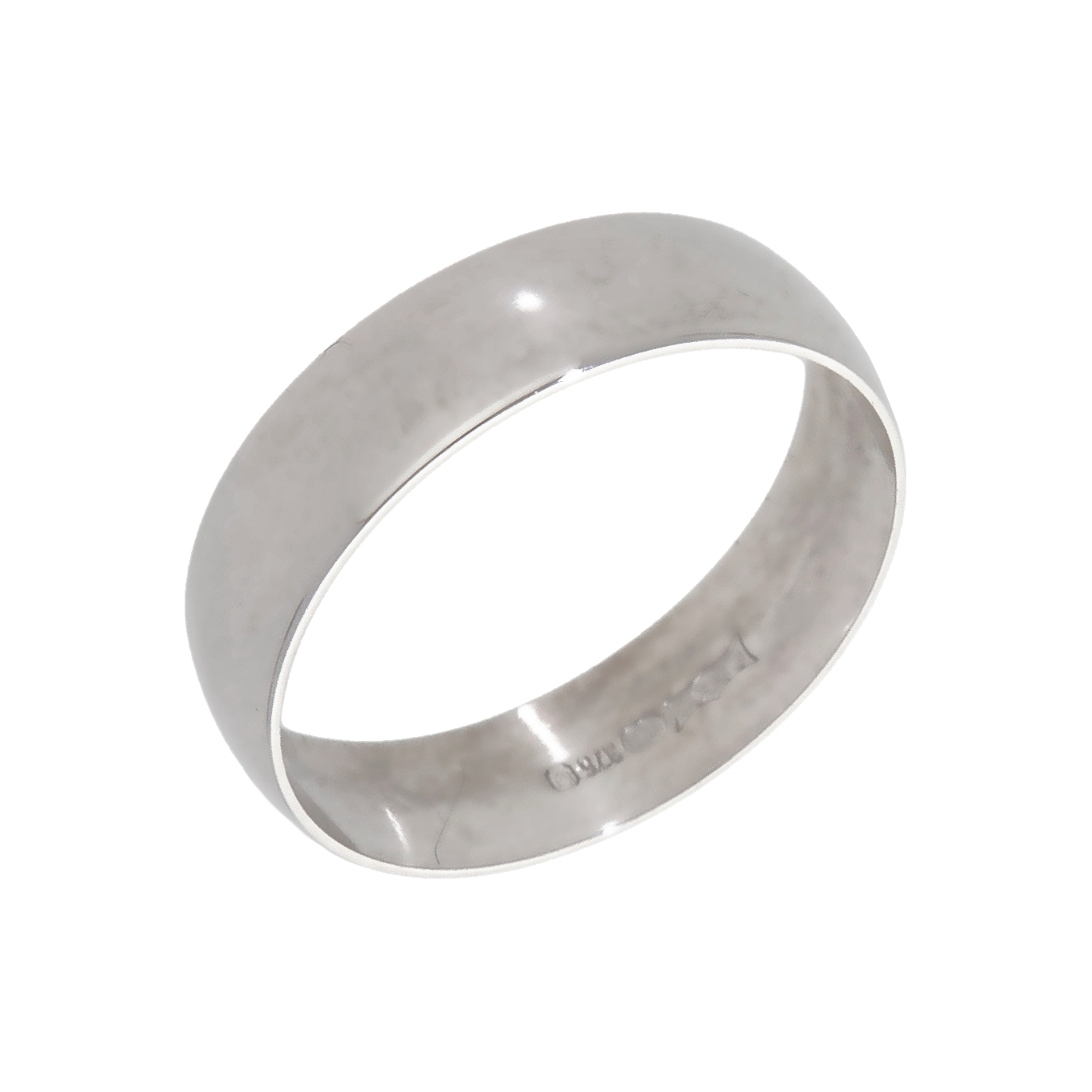 Pre-Owned 9ct White Gold 5mm Wedding Band Ring