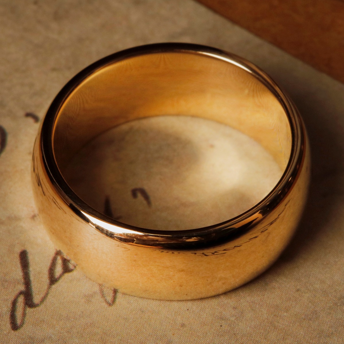Pre-Owned Vintage 1972 9ct Yellow Gold 8mm Wedding Ring