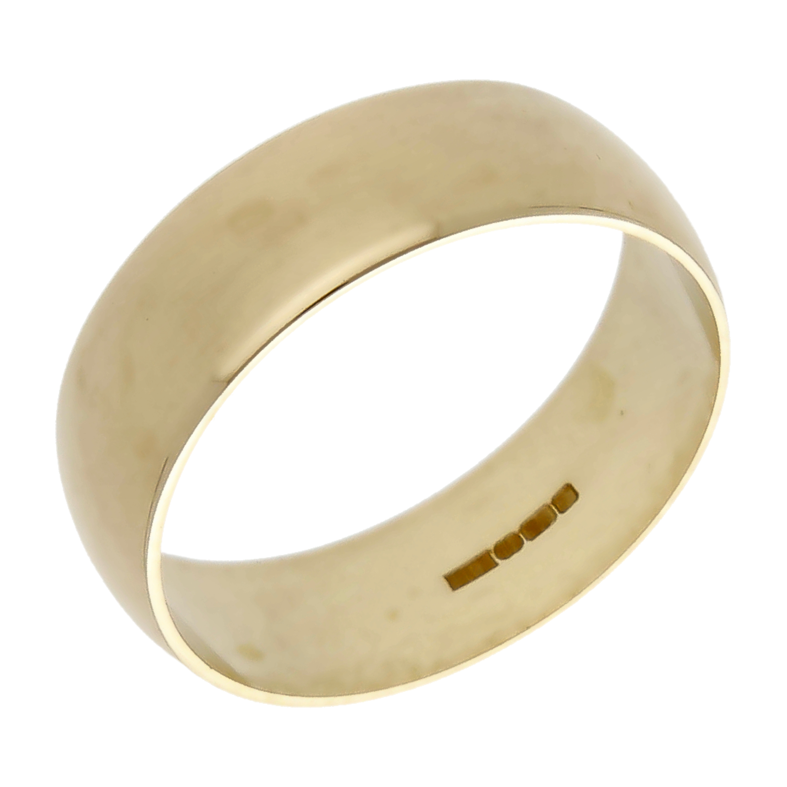Pre-Owned 9ct Yellow Gold 6mm Wedding Band Ring