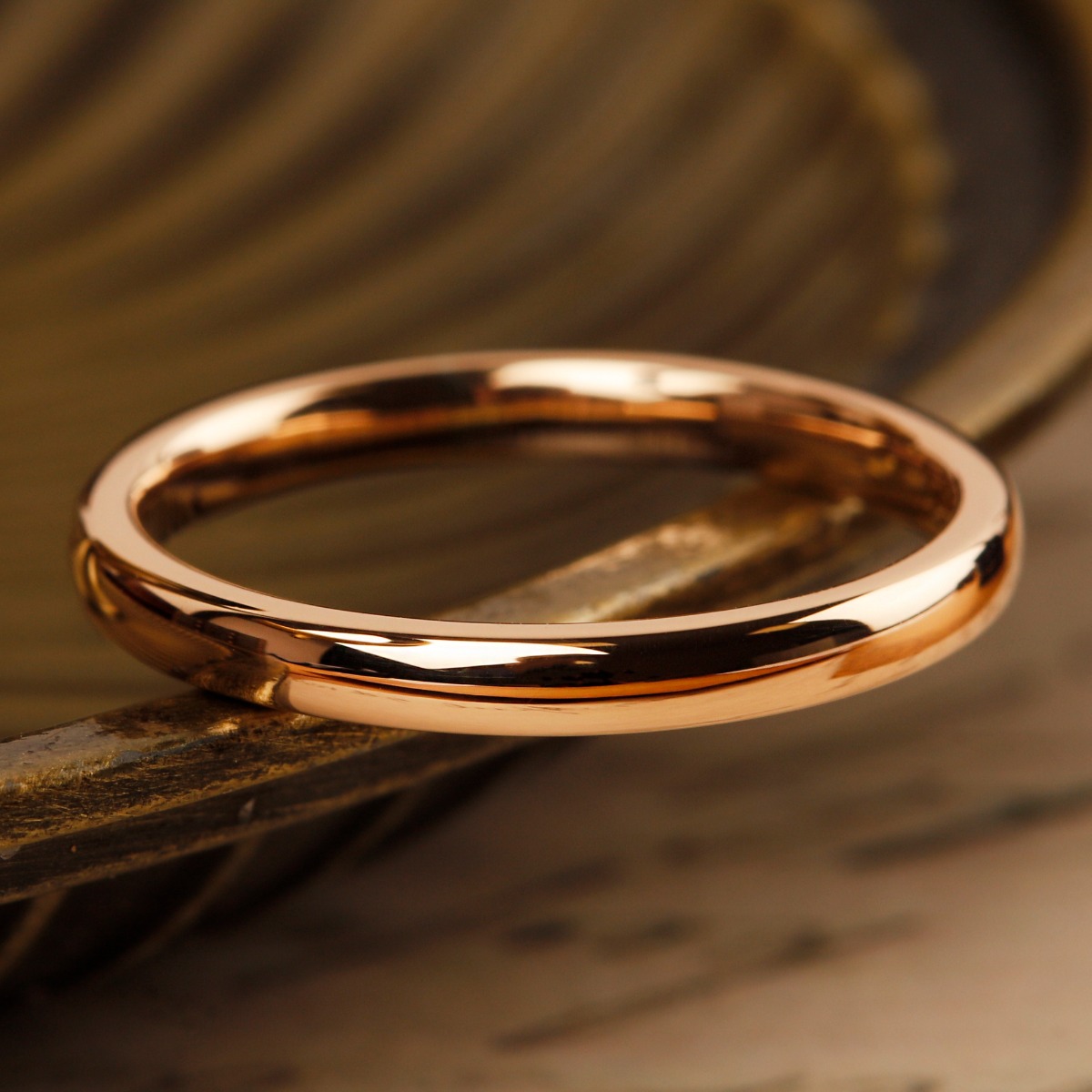 Pre-Owned Vintage 1944 9ct Yellow Gold 2mm Wedding Ring
