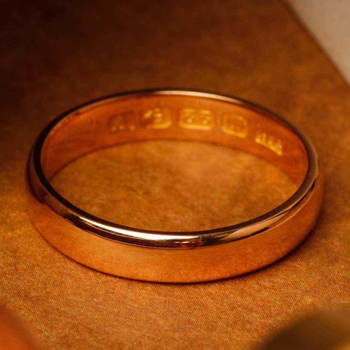 Pre-Owned Vintage 1920 22ct Gold 4mm Wedding Ring
