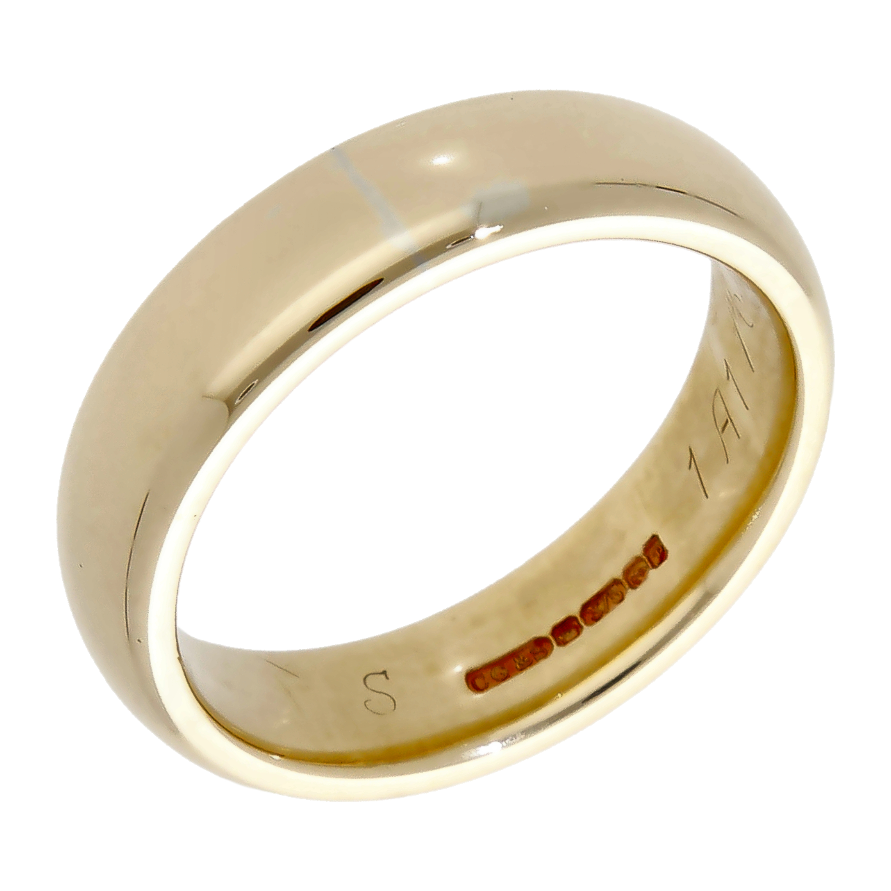 Pre-Owned 9ct Yellow Gold 6mm Wedding Band Ring
