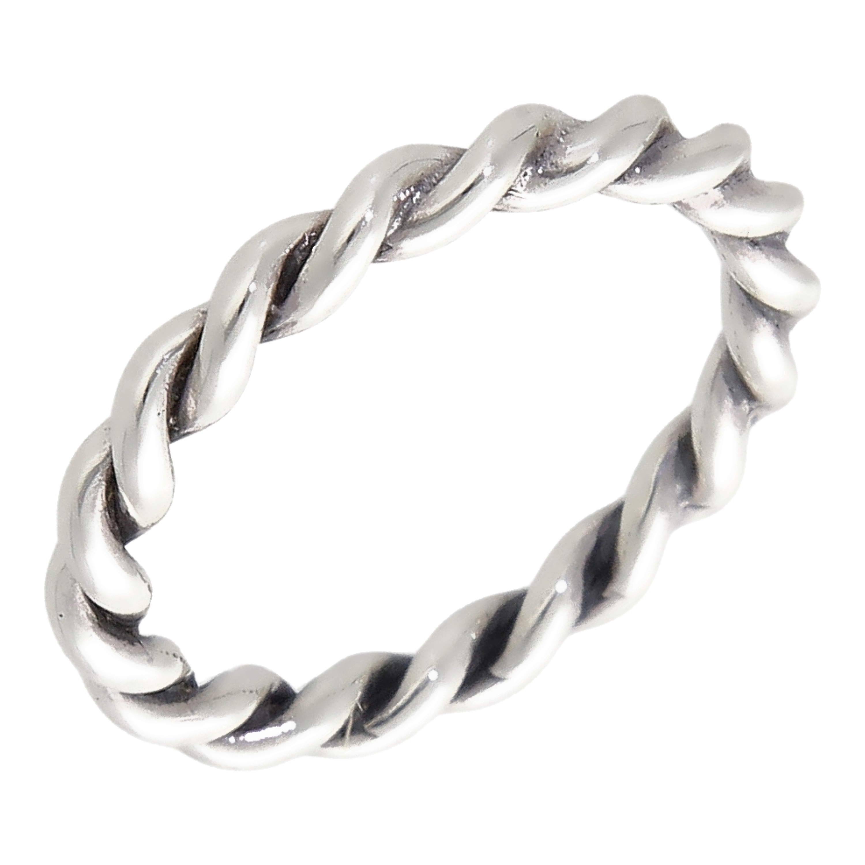 Pandora Silver Twist Band Ring