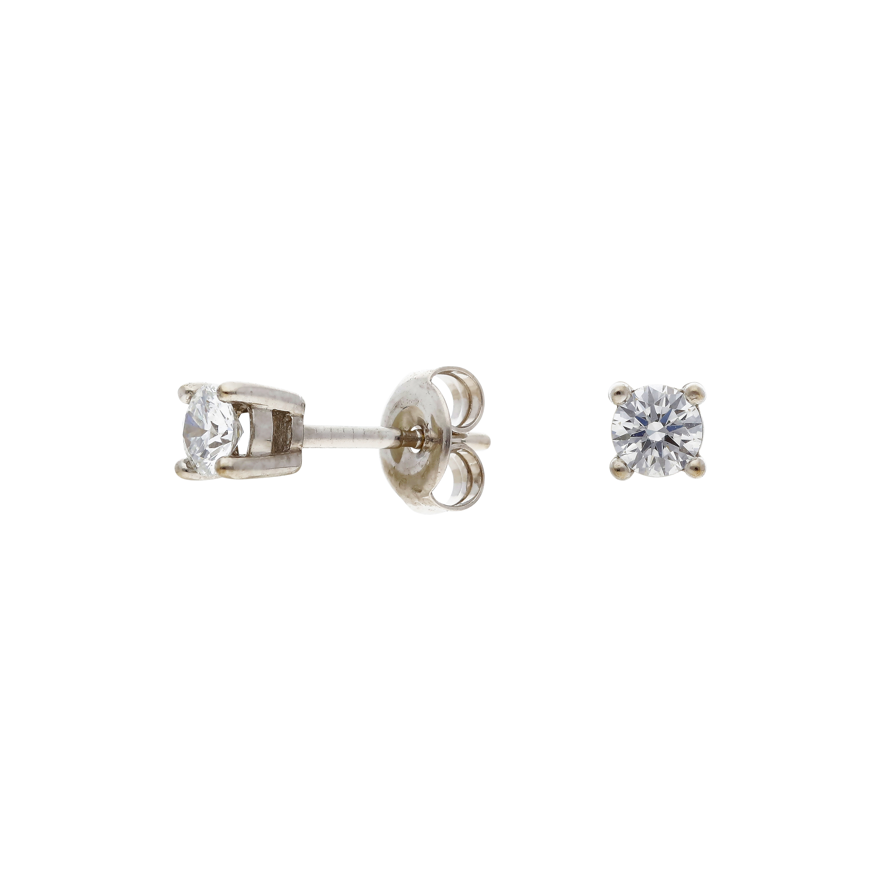 Pre-Owned 18ct White Gold 0.33ct Diamond Stud Earrings