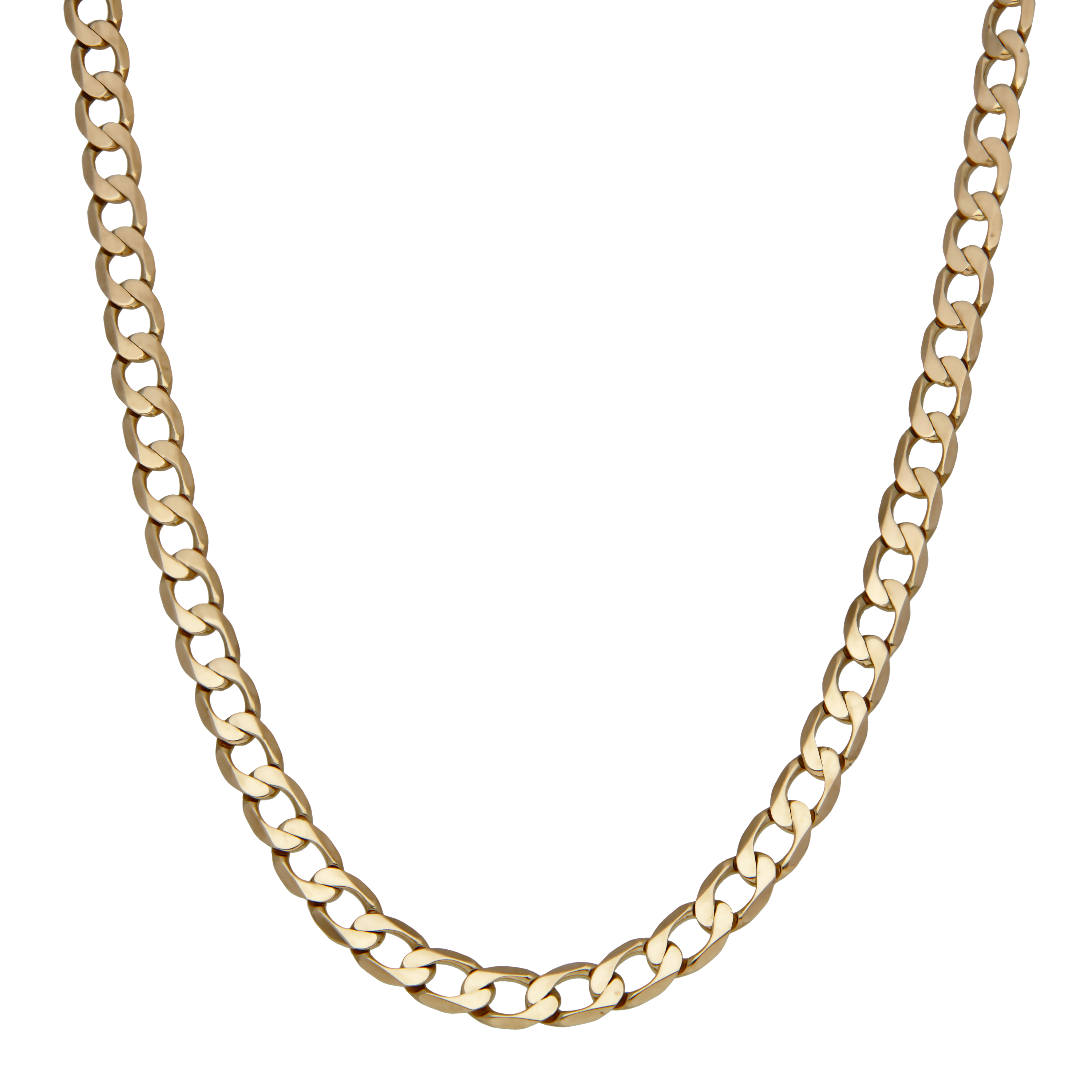 Pre-Owned 9ct Yellow Gold 20" Curb Chain Necklace