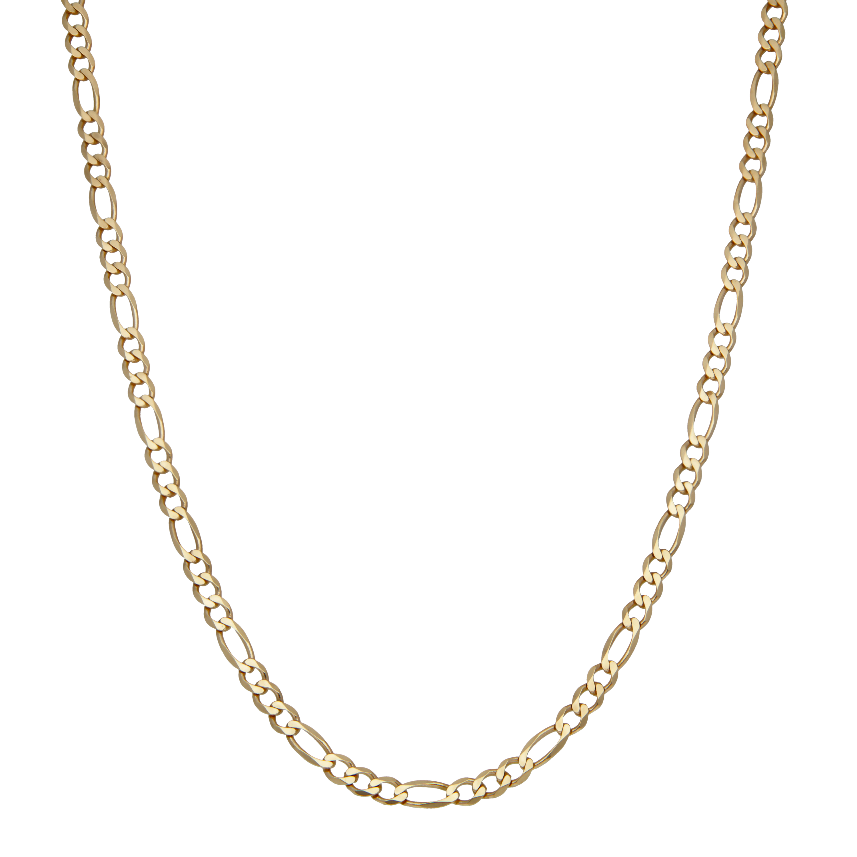 Pre-Owned 9ct Yellow Gold 18" Figaro Chain Necklace