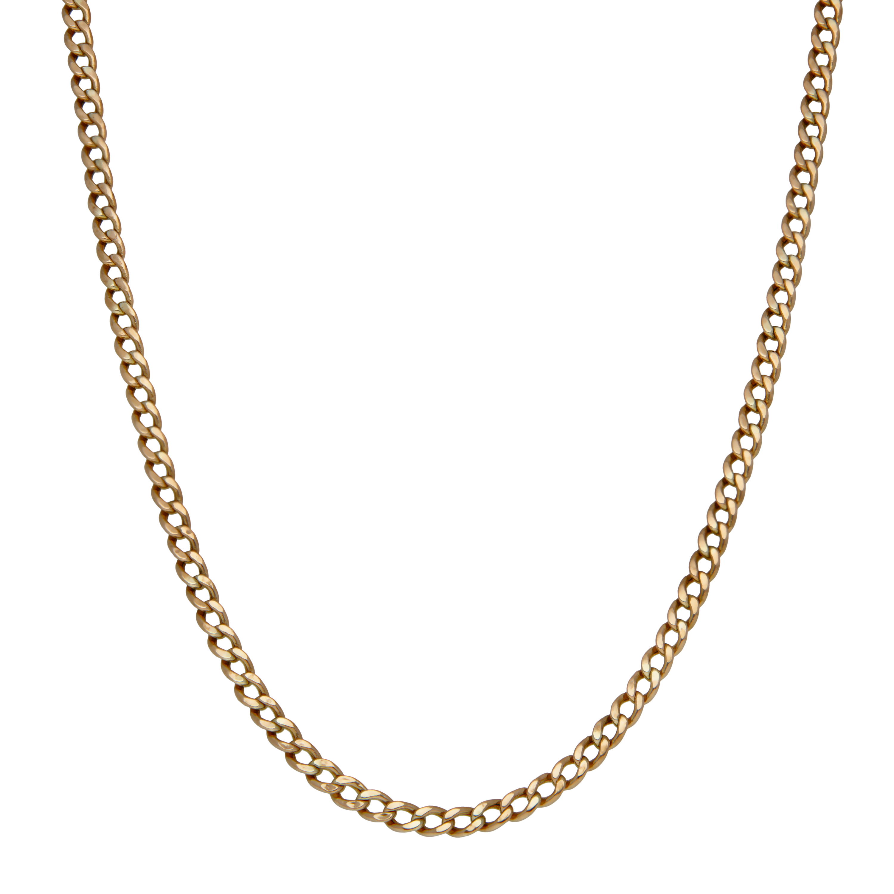 Pre-Owned 9ct Yellow Gold 20" Curb Chain Necklace