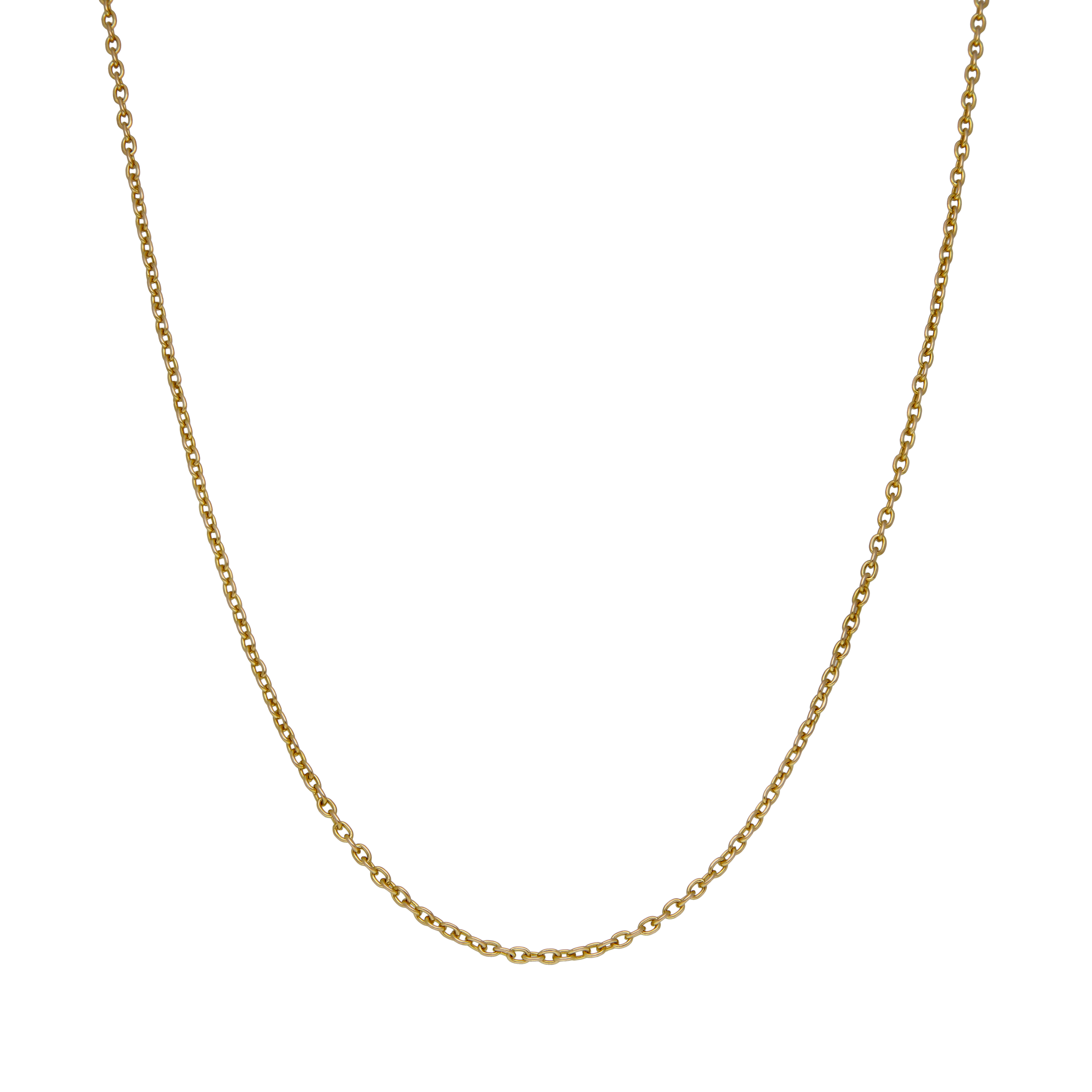 Pre-Owned 9ct Yellow Gold 17" Cable Link Chain Necklace