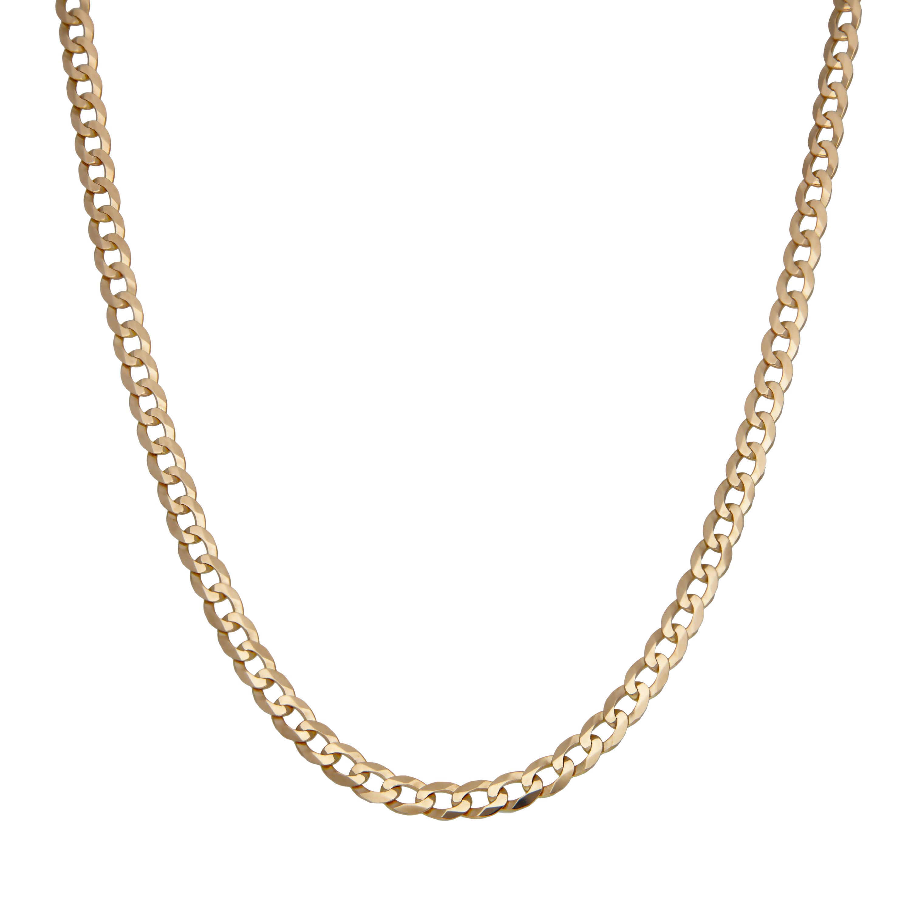 Pre-Owned 9ct Yellow Gold 20" Curb Chain Necklace