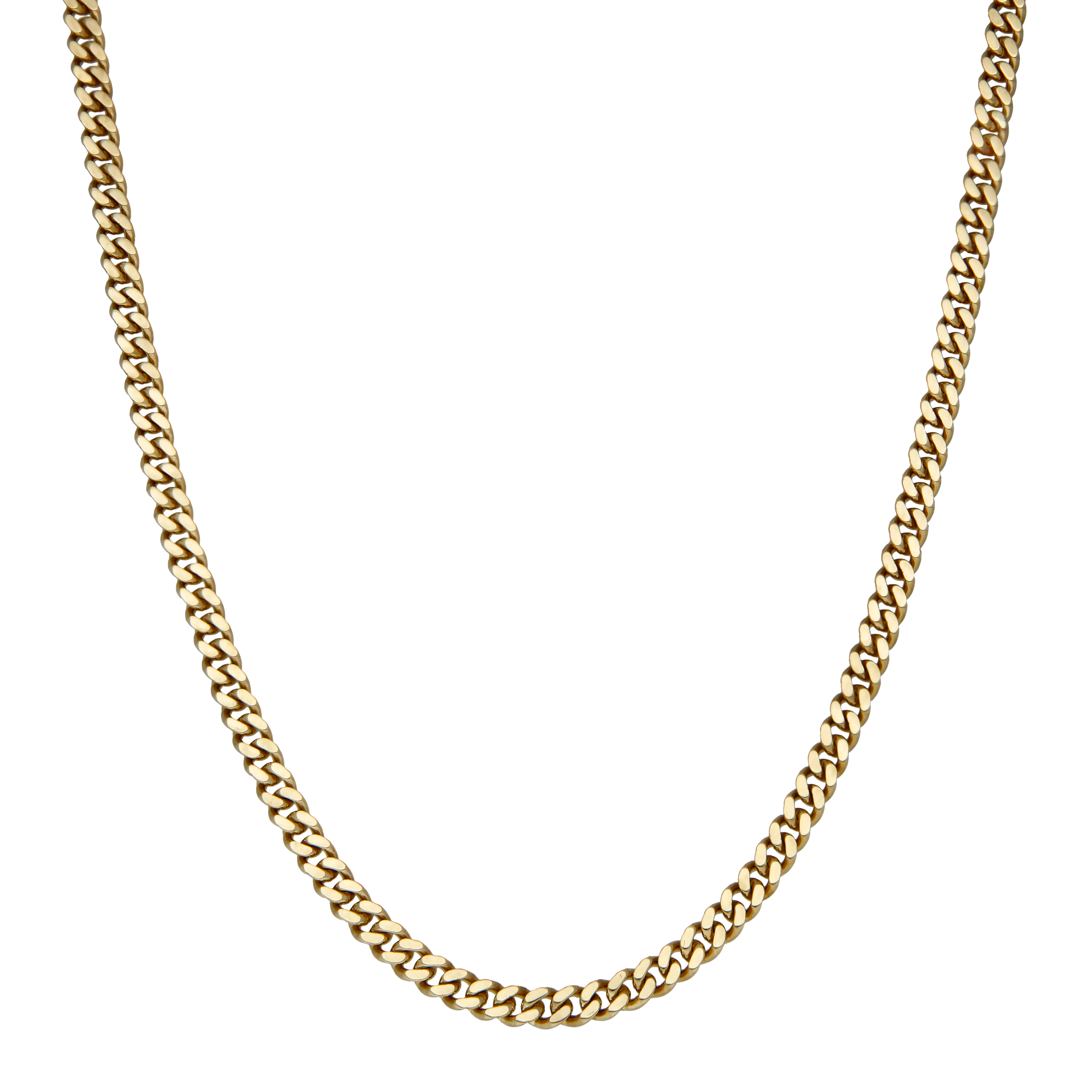 Pre-Owned 9ct Yellow Gold 24" Close Curb Chain Necklace