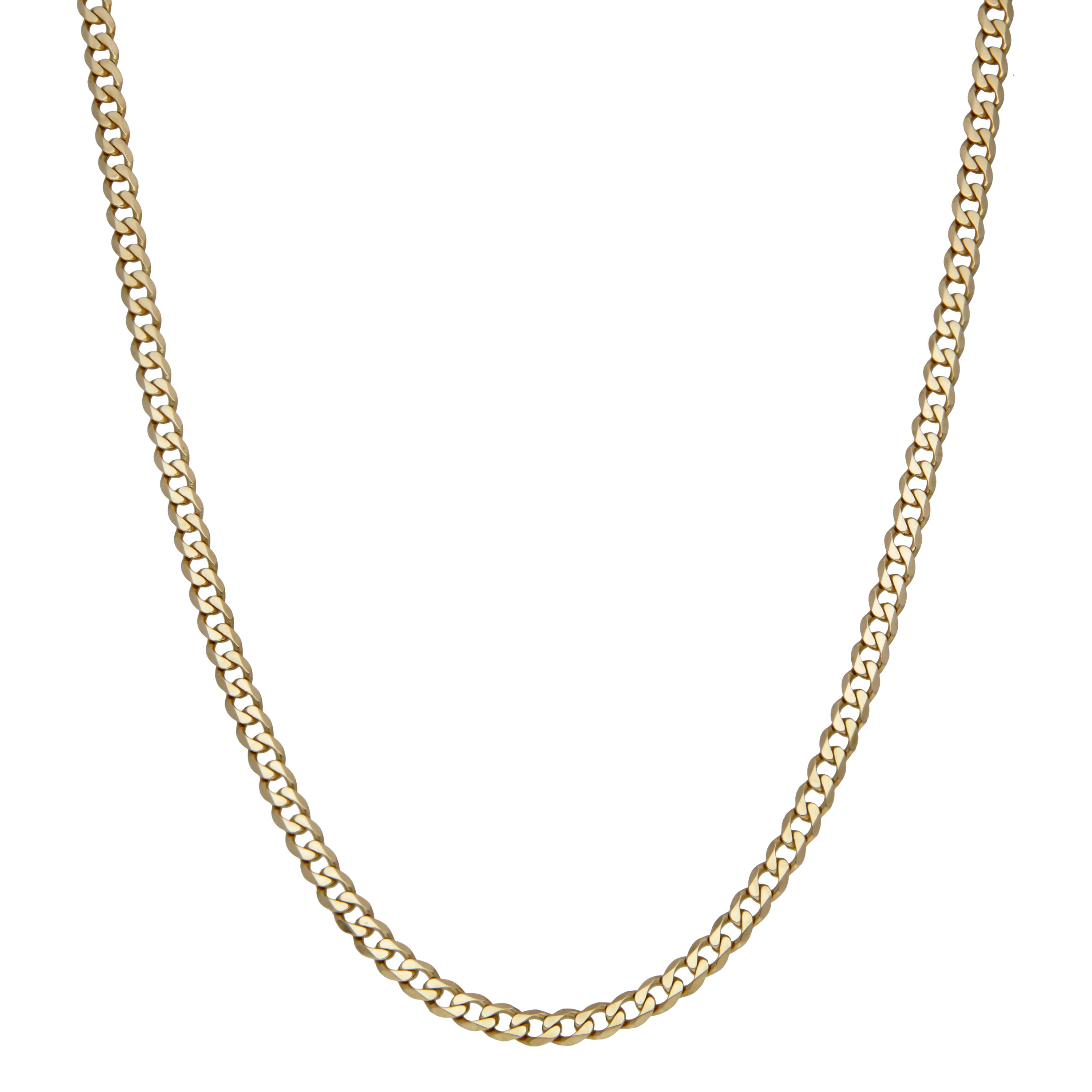 Pre-Owned 9ct Yellow Gold 20" Curb Chain Necklace