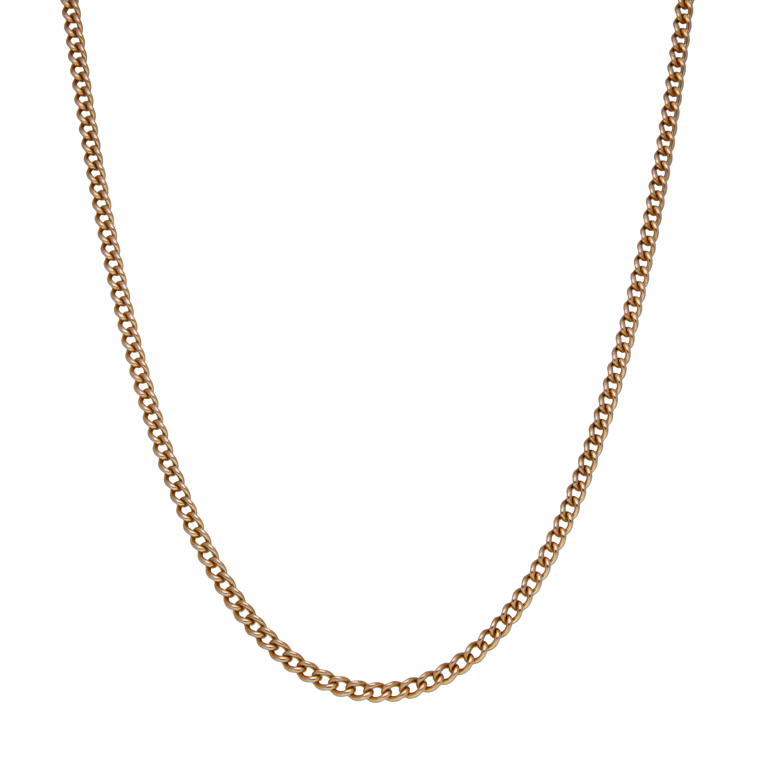 Pre-Owned 9ct Yellow Gold 18" Curb Chain Necklace
