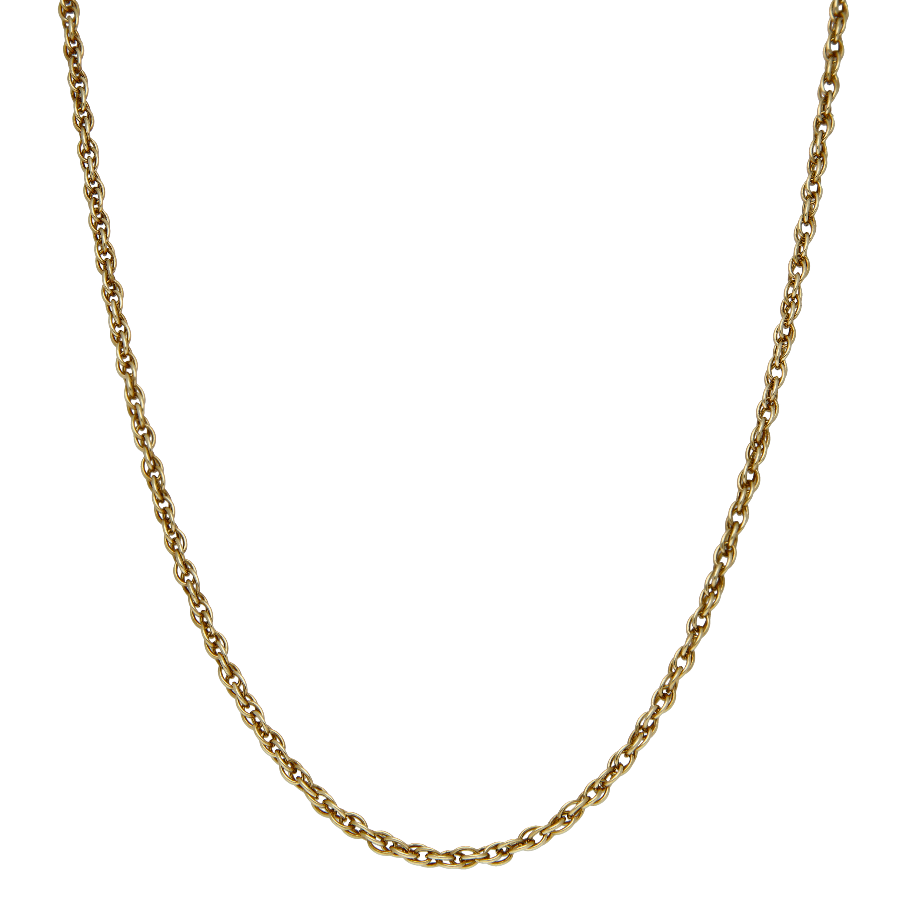 Pre-Owned 9ct Yellow Gold 20" P.O.W Twist Link Chain Necklace