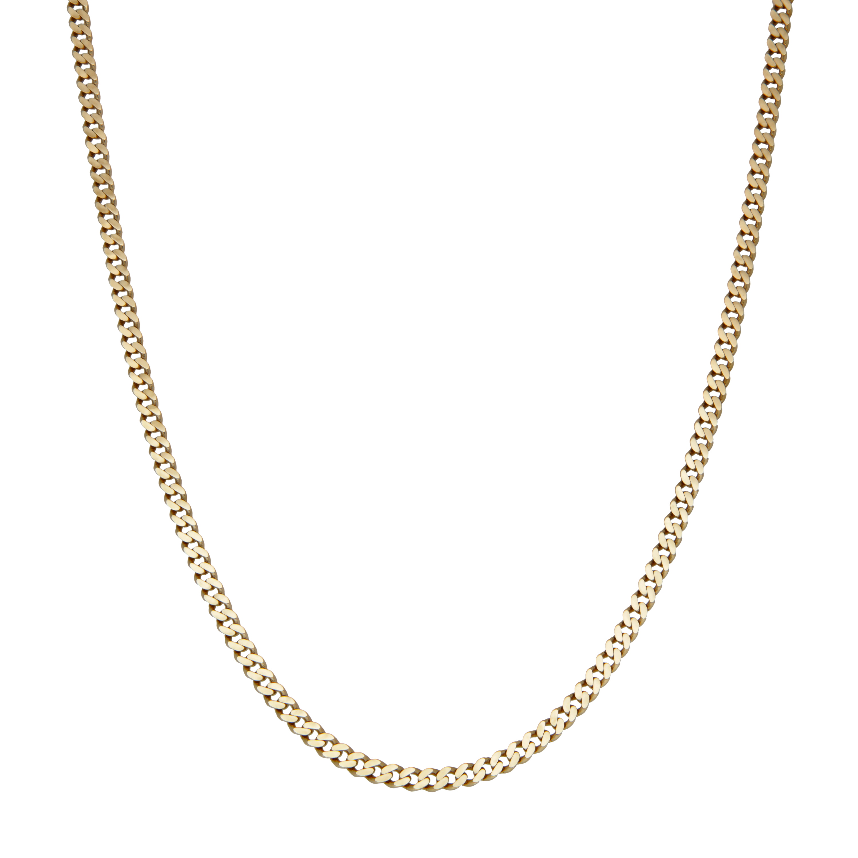 Pre-Owned 9ct Yellow Gold 21" Curb Chain Necklace
