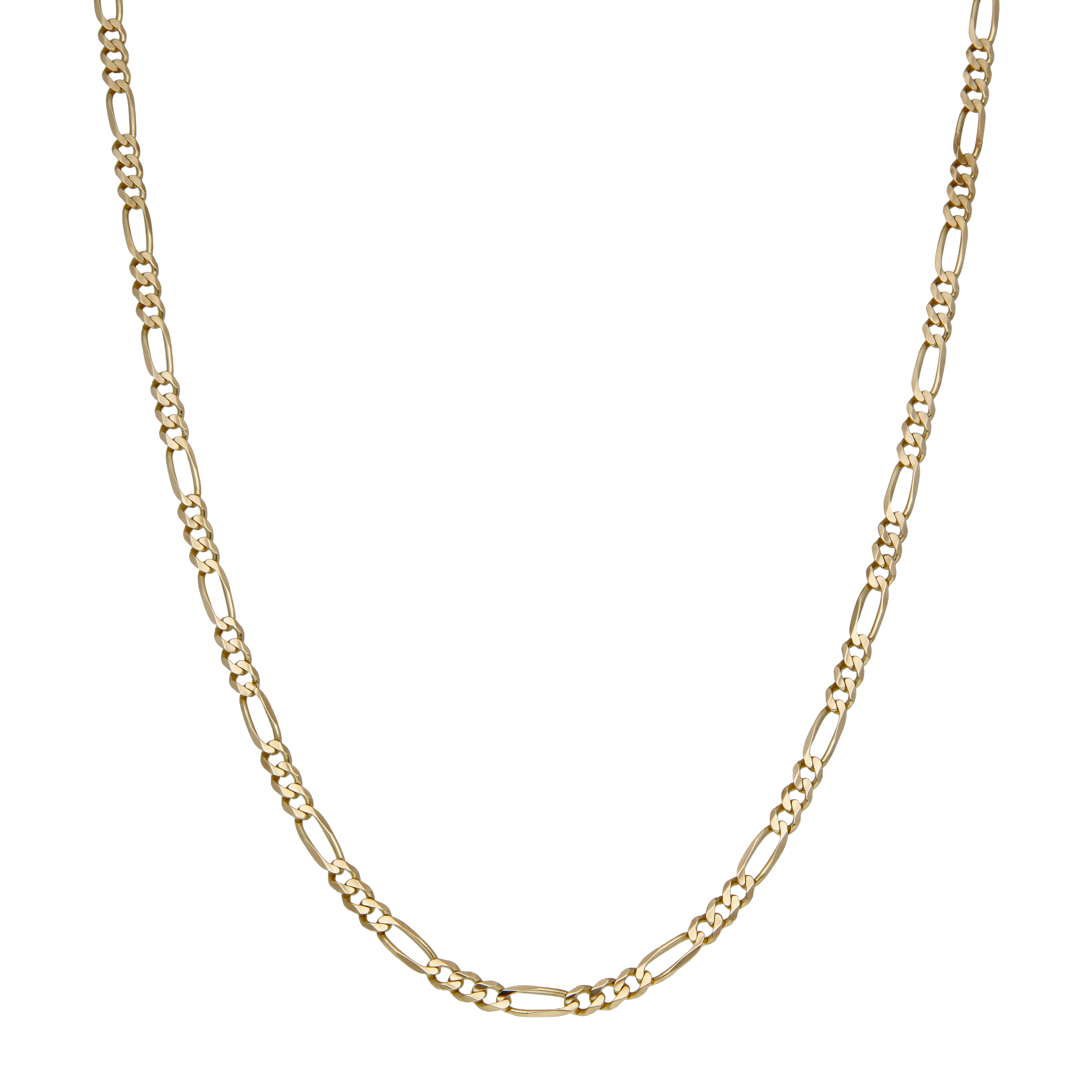 Pre-Owned 9ct Yellow Gold 18" Figaro Chain Necklace
