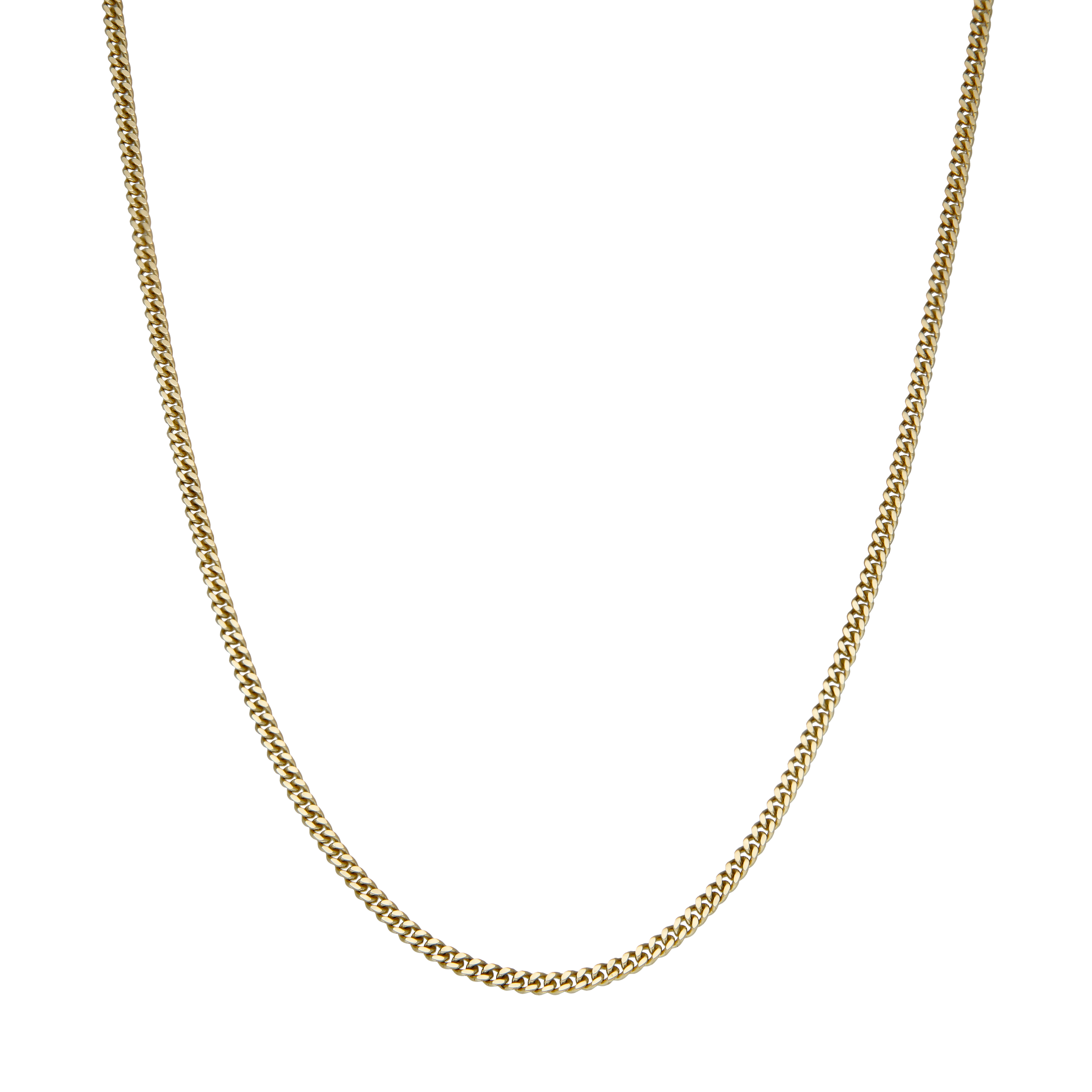 Pre-Owned 9ct Yellow Gold 24" Close Curb Chain Necklace