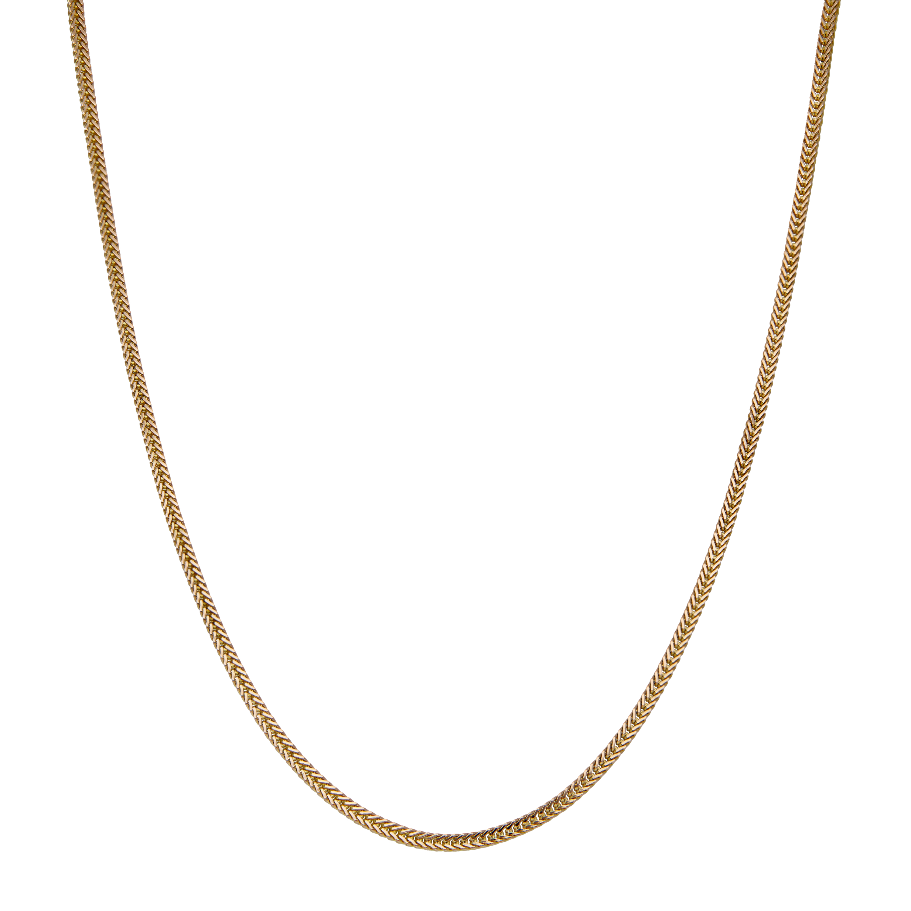 Pre-Owned 9ct Yellow Gold 18" Foxtail Link Chain Necklace