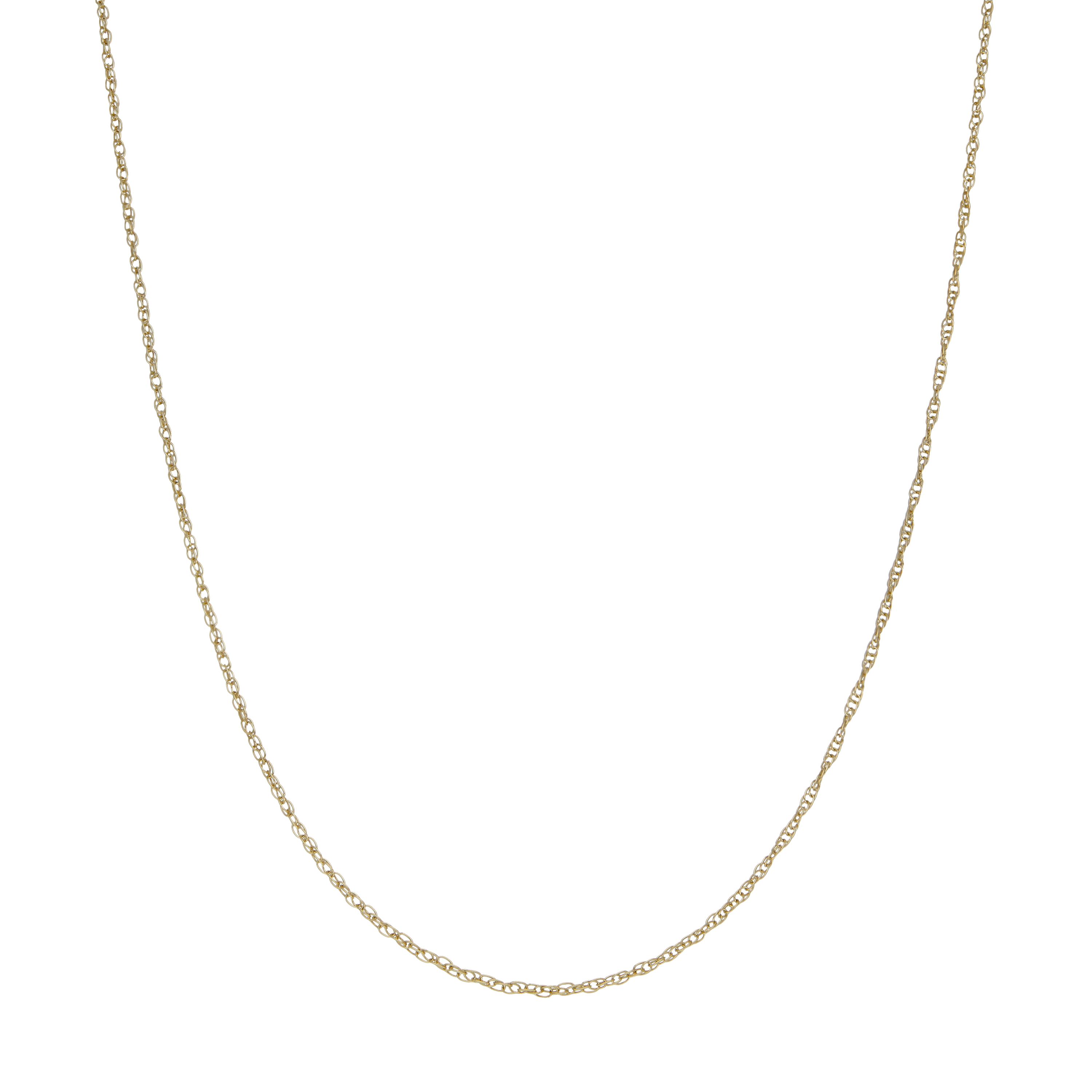 Pre-Owned 9ct Yellow Gold 22" P.O.W Twist Link Chain Necklace