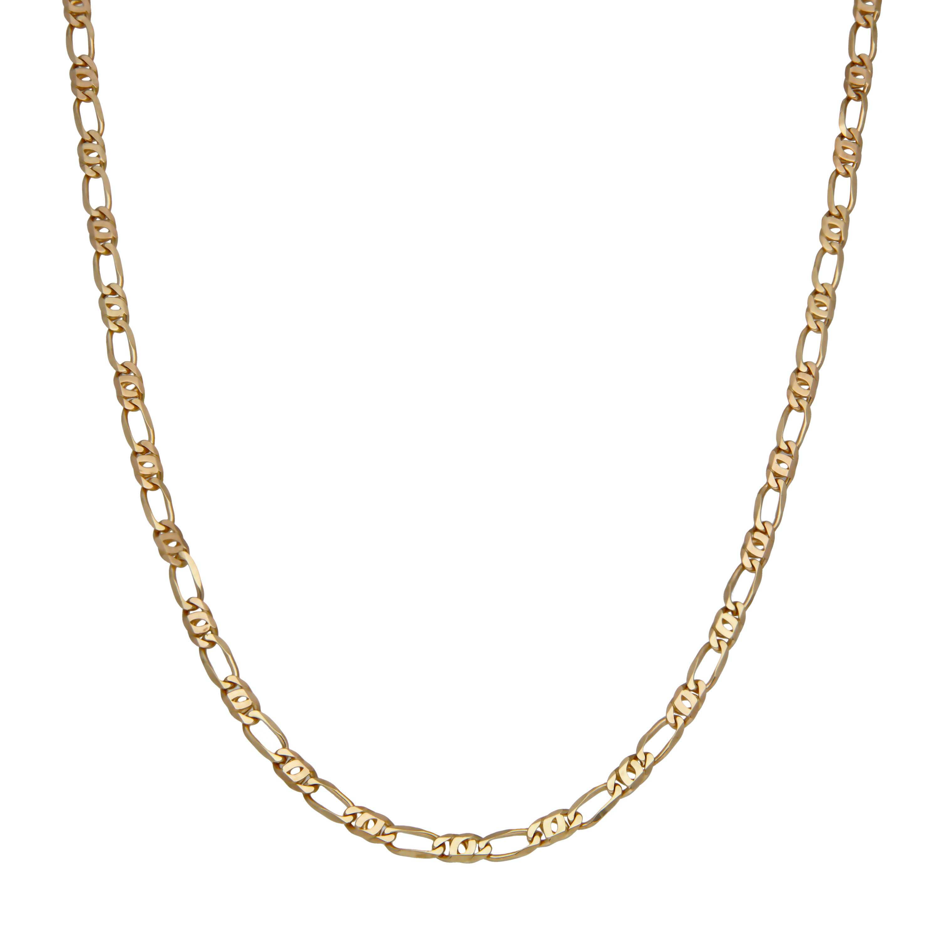 Pre-Owned 9ct Yellow Gold 20" Fancy Link Chain Necklace