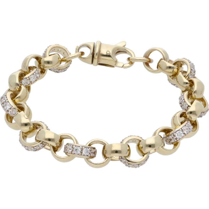Pre-Owned 9ct Gold 9.5 Inch Pattern & Plain Belcher Bracelet 🔹 £1,195 or  £29.83 a month on finance* 🔹Weight: 40.9 grams 🔹SKU: 3201655 🔹Shop  online here... | By William May JewellersFacebook
