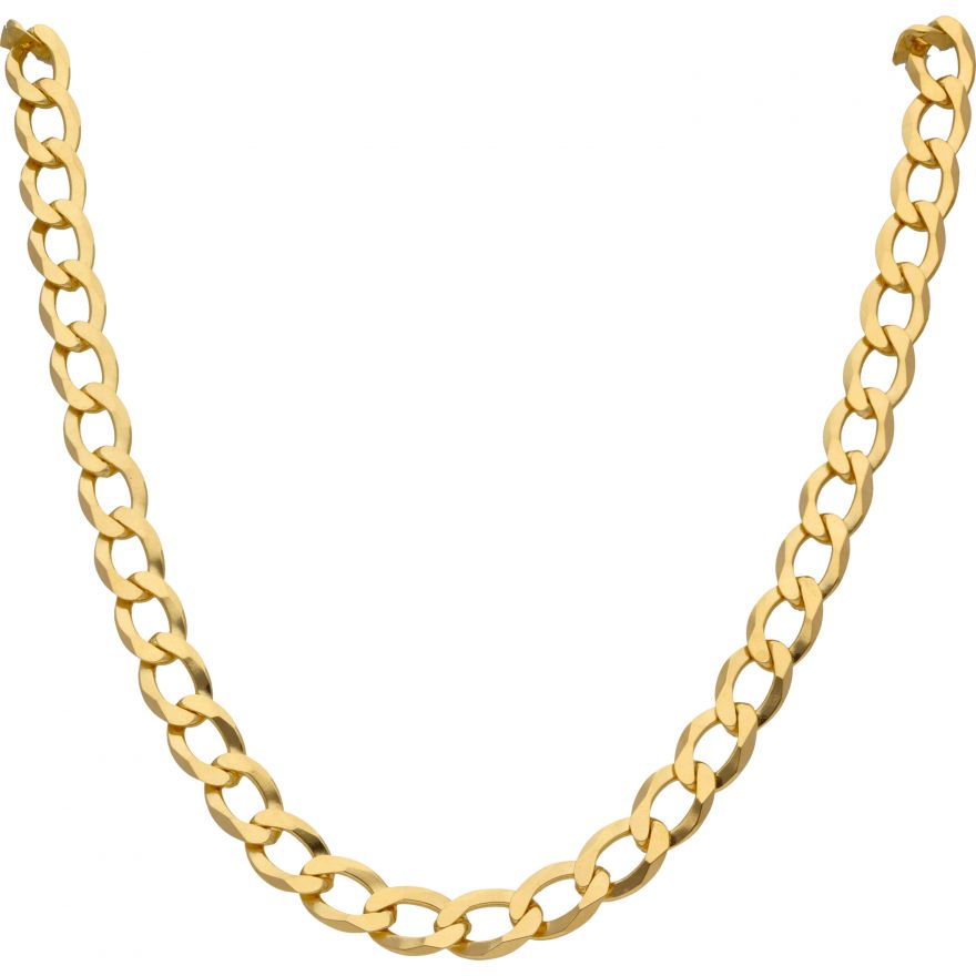 28 Inch Heavy Flat Curb Necklace 1.8oz