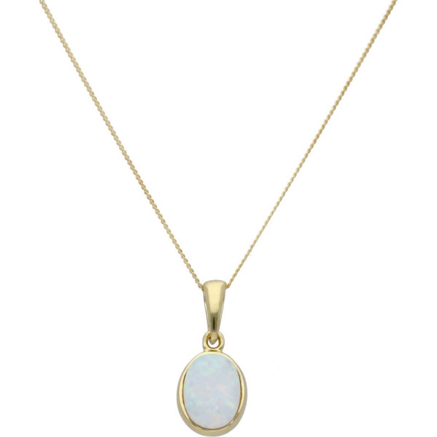 18K Bailey Leaf Opal Pendant — Lovélle Jewellery
