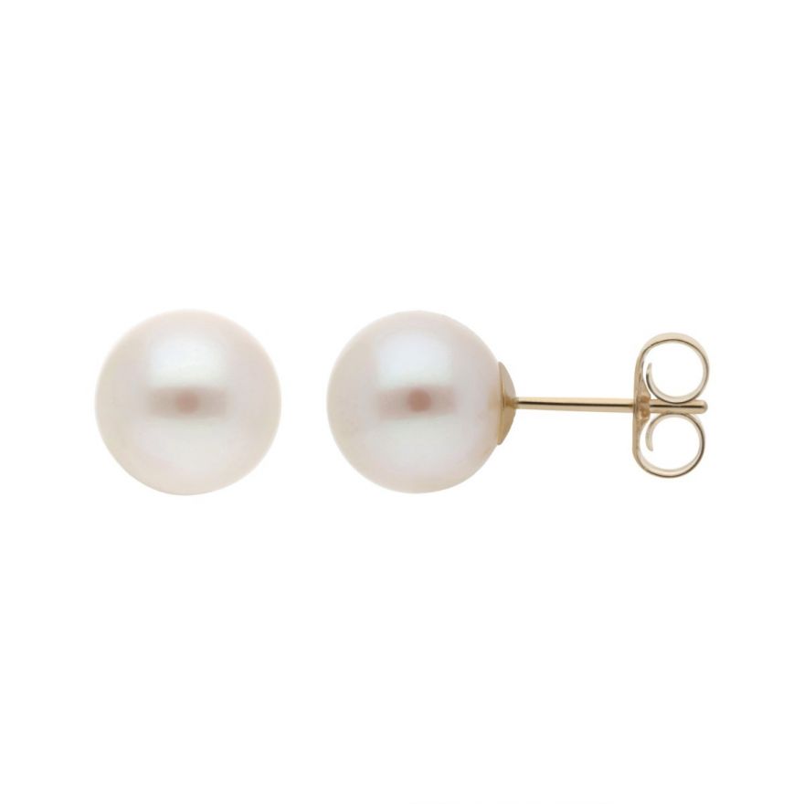 Second Hand Gold Cultured Pearl Drop Earrings  RH Jewellers