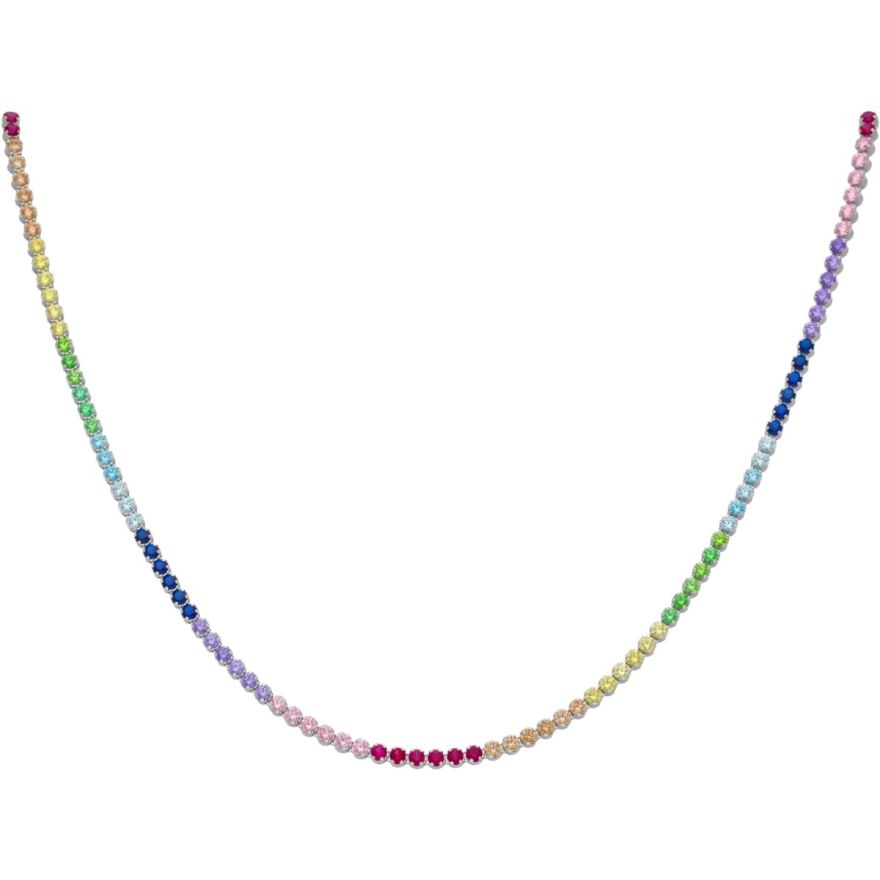 Rainbow Heart Necklace – Glosters
