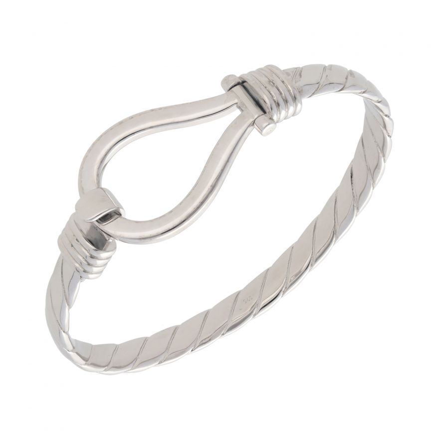 Amazoncom St Croix Style Hook Bracelet 4 mm wide Sterling Silver and  14K Gold Fill Island Love Bracelet  Handmade Products