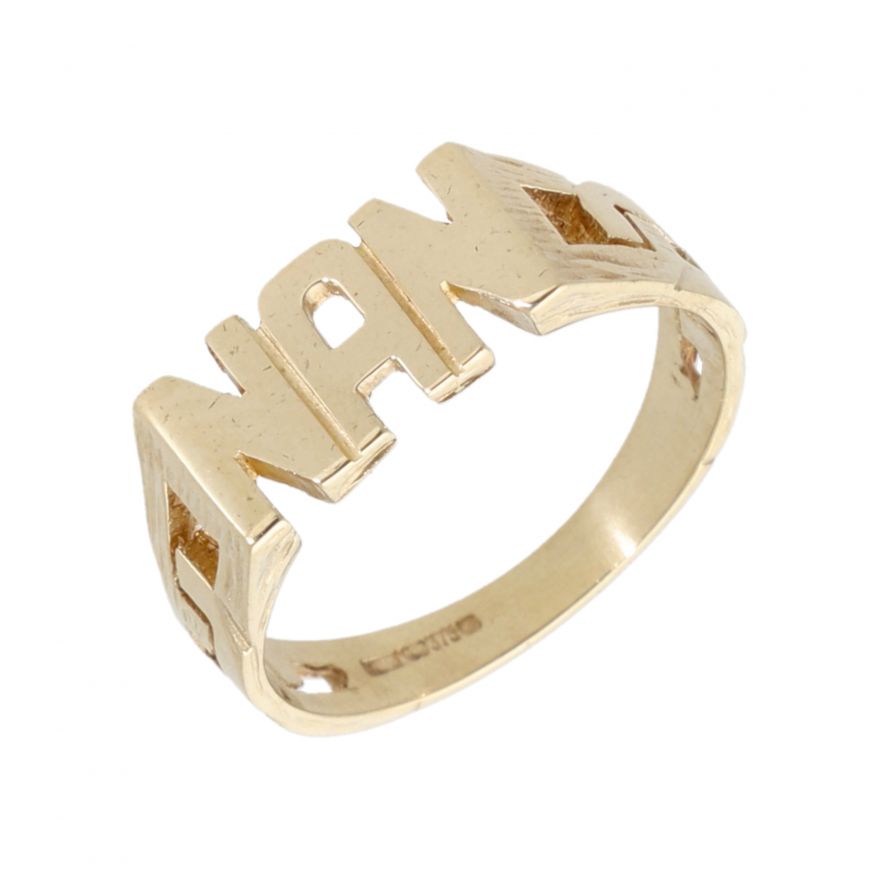 Pre-Owned 9ct Yellow Gold Nan Ring