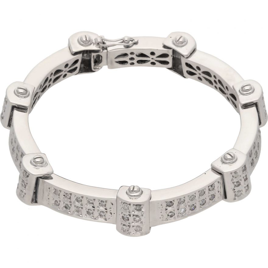 Pre-owned Tiffany & Co T Diamond Bracelet — Terra Fine Jewelry