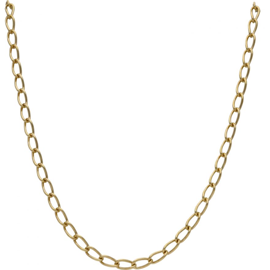 20 Inch Oval Curb Chain Necklace