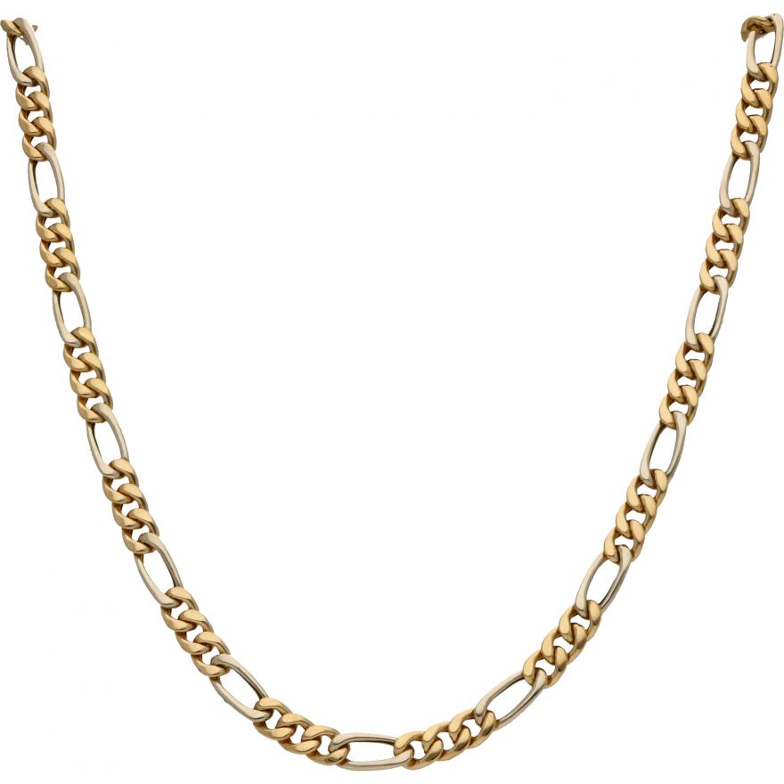 24 Inch Heavy Figaro Chain Necklace
