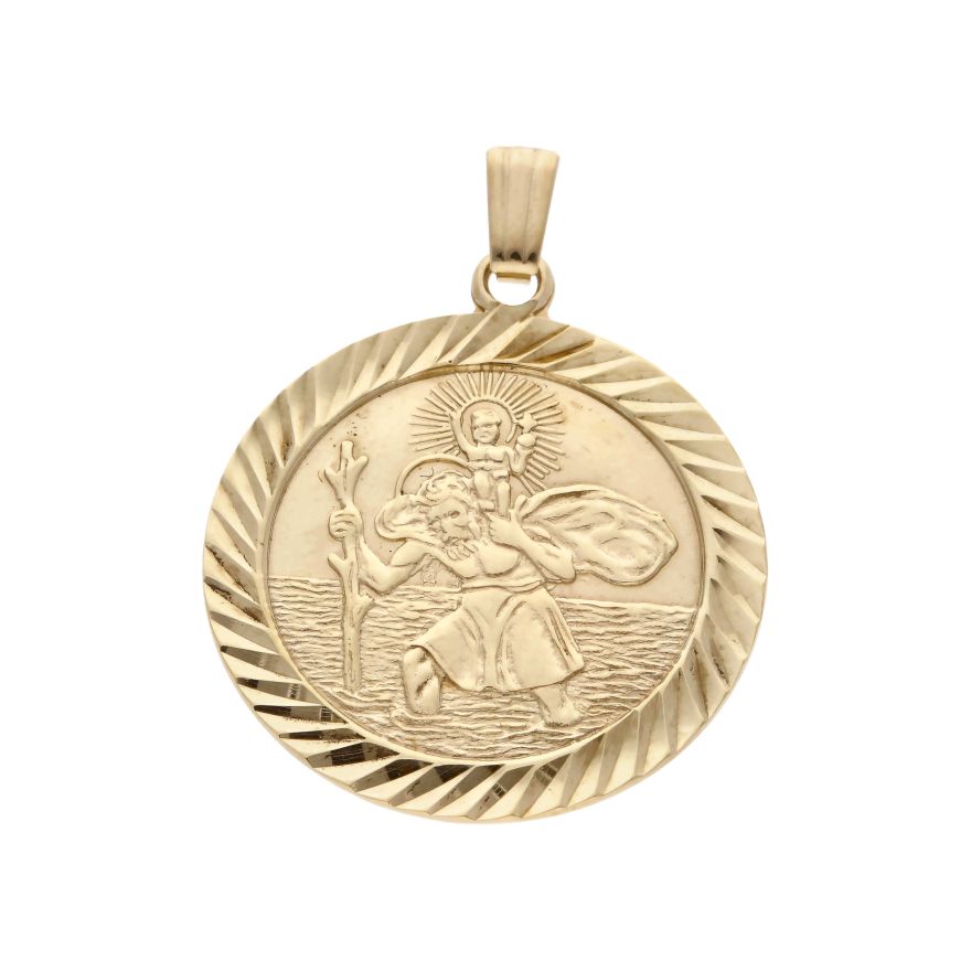 18ct gold St. Christopher pendant | OldJW Auctioneers