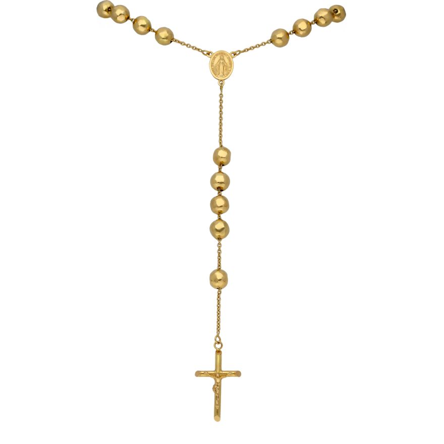 18k gold Rosary Necklaces | Gold rosary necklace, Gold rosary, Rosary  necklace