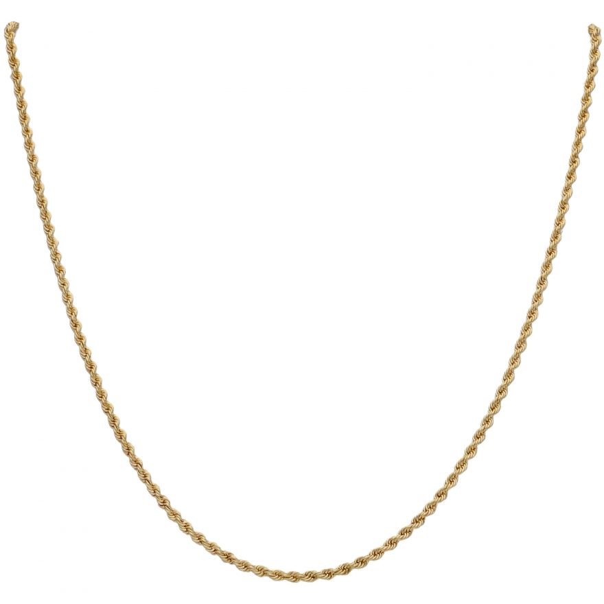 Pre-Owned 9ct Yellow Gold 16 Inch Rope 