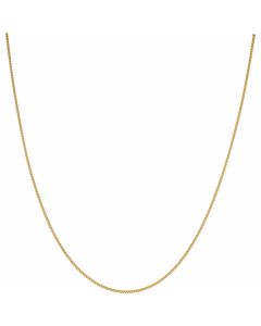 New 9ct Yellow Gold 24 Inch Close Link Curb Chain Necklace