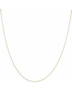 New 9ct Yellow Gold 18 Inch Curb Link Chain Necklace