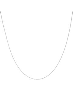 New 9ct White Gold 18 Inch Curb Chain Necklace