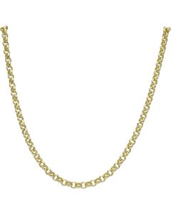 New 9ct Yellow Gold 24" Solid Round Belcher Chain Necklace 1oz