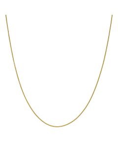 New 9ct Yellow Gold 18" Spiga Link Chain Necklace