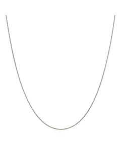 New 9ct White Gold 18" Spiga Link Chain Necklace