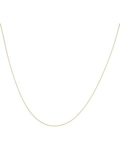 New 9ct Yellow Gold 18 Inch Fine Diamond-Cut Curb Chain