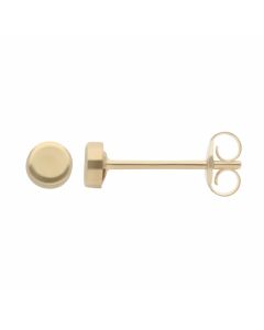 New 9ct Yellow Gold Tiny Round Stud Earrings