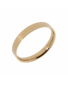 New 9ct Yellow Gold 3mm Flat Court Wedding Ring