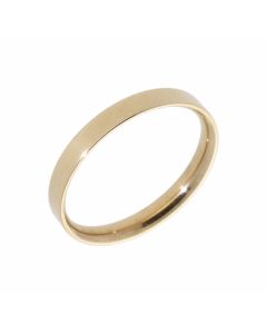 New 9ct Yellow Gold 2.5mm Flat Court Wedding Ring