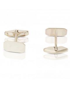 New Sterling Silver Oblong Cufflinks with Swivel fittings